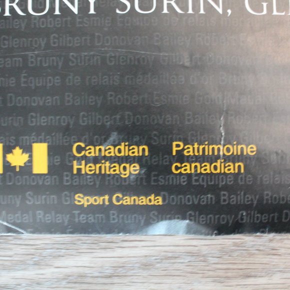 Gold Medal Relay Team (Bruny Surin/Glenroy Gilbert/Donovan Bailey/Robert Esmie) - Picture 7 of 11